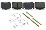 CENTRIC BRAKE PARTS 105.07330 Posi-Quiet Ceramic Brake Pads with Shims and Har