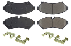 CENTRIC BRAKE PARTS 105.07530 Posi-Quiet Ceramic Brake Pads with Shims and Har