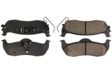 CENTRIC BRAKE PARTS 105.10410 Posi-Quiet Ceramic Brake Pads with Shims and Har