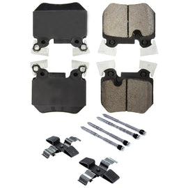 CENTRIC BRAKE PARTS 105.13720 Posi-Quiet Ceramic Brake Pads with Shims and Har