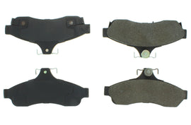CENTRIC BRAKE PARTS 106.06280 Posi-Quiet Extended Wear Brake Pads with Shims a