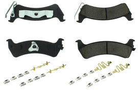 CENTRIC BRAKE PARTS 106.06660 Posi-Quiet Extended Wear Brake Pads with Shims a