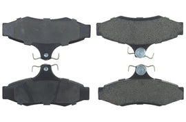 CENTRIC BRAKE PARTS 106.07240 Posi-Quiet Extended Wear Brake Pads with Shims