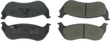CENTRIC BRAKE PARTS 300.08810 Premium Semi-Metallic Br ake Pads with Shims and