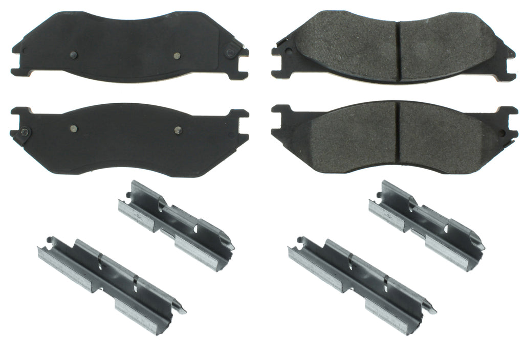 CENTRIC BRAKE PARTS 300.08970 Premium Semi-Metallic Br ake Pads with Shims and