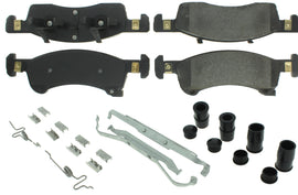 CENTRIC BRAKE PARTS 300.09340 Premium Semi-Metallic Br ake Pads with Shims and