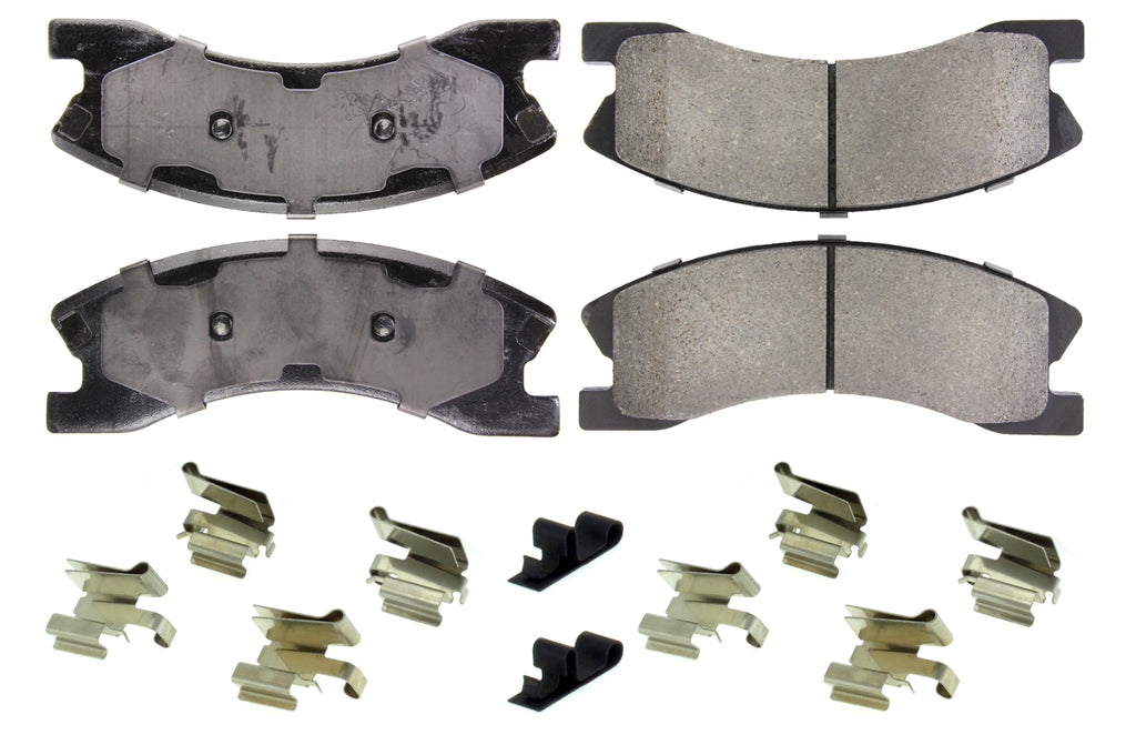 CENTRIC BRAKE PARTS 306.09450 Fleet Performance Brake Pads with Hardware