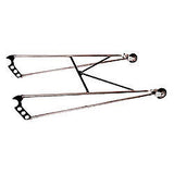 CHASSIS ENGINEERING 3621 50in Pro Wheelie Bars - Black