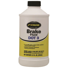 CYCLO PYBF12 Pyroil Dot 3 Brake Fluid 12oz Bottle