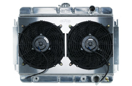 COLD CASE RADIATORS CHE541AK 64-65 Chevelle Radiator & Dual 12in Fan Kit AT