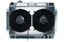 Load image into Gallery viewer, COLD CASE RADIATORS CHE542AK 66-67 Chevelle Radiator &amp; Dual 12in Fan Kit AT