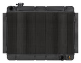 COLD CASE RADIATORS CHE542B 66-67 Chevelle Radiator Manual Trans Black