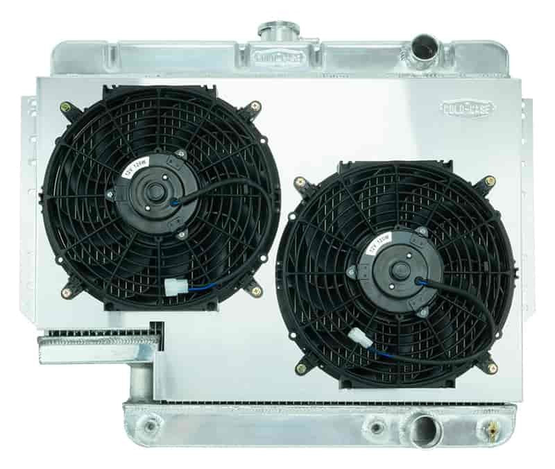 COLD CASE RADIATORS CHI565A-5K Aluminum Radiator 61-65 Impala w/500 Steer Box