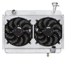 Load image into Gallery viewer, COLD CASE RADIATORS CHV710K 56-60 Corvette Radiator w/ Dual 12in Fan Kit
