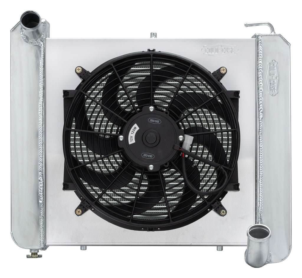 COLD CASE RADIATORS CHV711K 61-62 Corvette Radiator w/ 16in Fan Kit