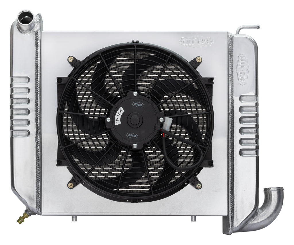 COLD CASE RADIATORS CHV712AK 65-68 Corvette Radiator w/ 16in Fan Kit