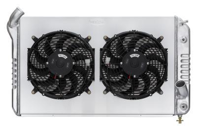 COLD CASE RADIATORS CHV714A-1K 69-72 Corvette Radiator w/ 12in Dual Fan Kit