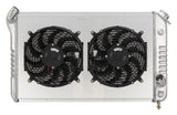 COLD CASE RADIATORS CHV716AK 73-76 Corvette Radiator w/ Dual 12in Fan Kit
