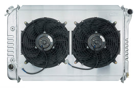 COLD CASE RADIATORS FOM578AK 71-73 Mustang Radiator AT 26in Dual 12in Fans