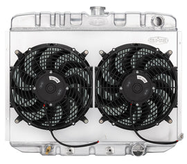 COLD CASE RADIATORS FOM587AK 67-70 Mustang Radiator AT 24in Dual 12in Fans