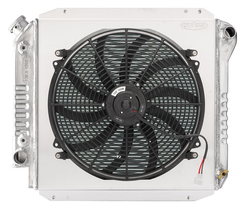 COLD CASE RADIATORS FOT574A-5K Cold Case Radiators 66-77 Ford Bronco V8 Aluminum Radiator Kit (Part #FOT574A-5K)