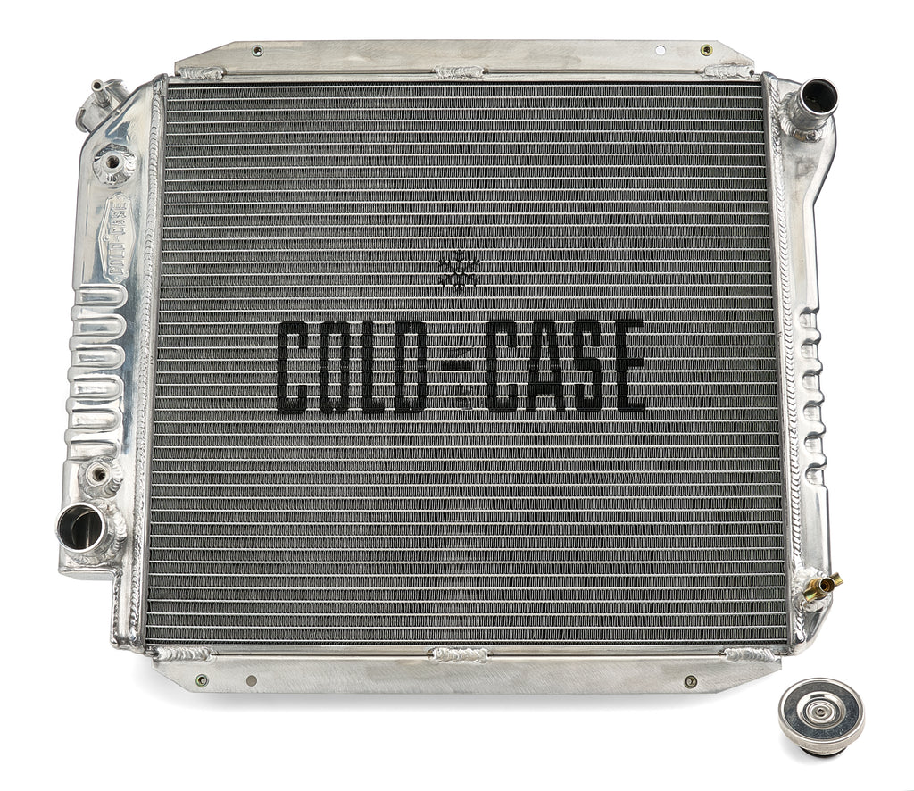 COLD CASE RADIATORS FOT574A-5 Cold Case Radiators 66-77 Ford Bronco V8 Automatic Aluminum Radiator Module - FOT574A-5