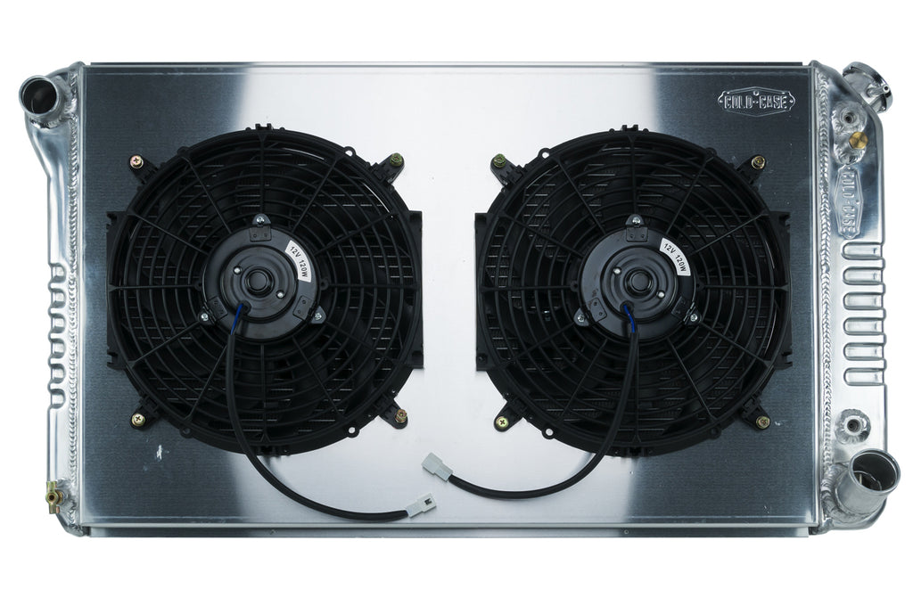 COLD CASE RADIATORS GMT558AK 67-76 Chevy GMC Pickup Radiator & 12in Fan