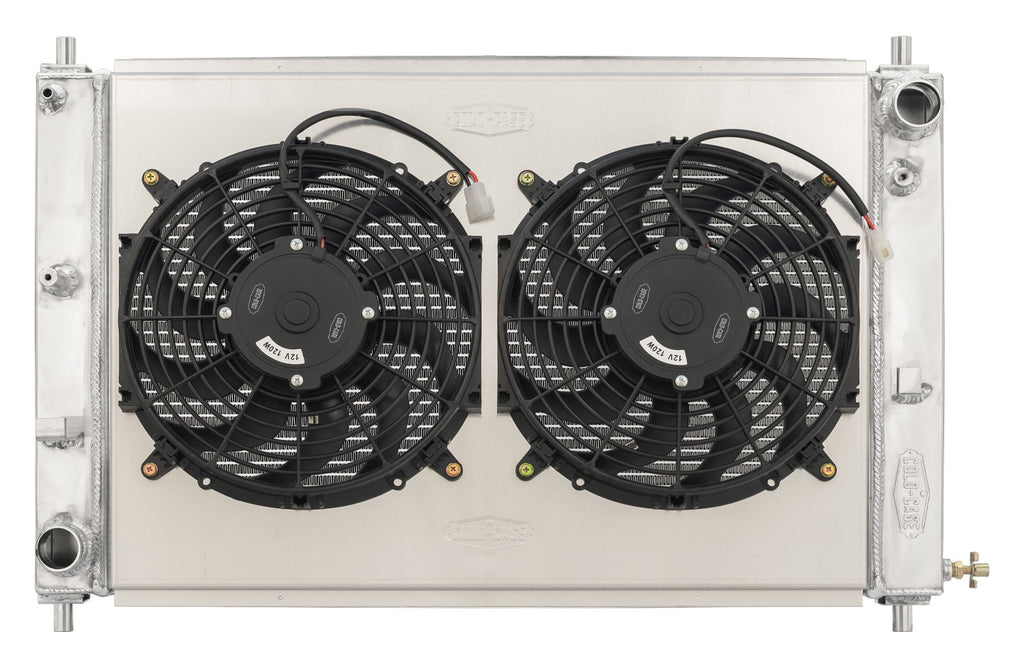 COLD CASE RADIATORS LMM573-5K Cold Case Radiators LMM573-5K Aluminum Radiator and Dual 12-Inch Fan Kit for 1997-2004 Ford Mustang
