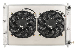 COLD CASE RADIATORS LMM573-7K Cold Case Radiators LMM573-7K Radiator and 12-Inch Dual Fan Kit for 1997-2004 Ford Mustang with GM LS-Series Engine