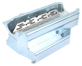 CHAMP PANS CP102KO SBC Pro-Series Oil Pan w/Kickout 7.0