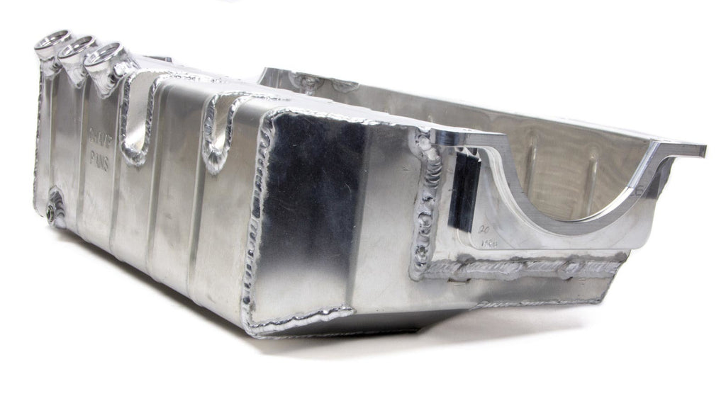CHAMP PANS PRO171R3 SBC Alumimun Oil Pan - Dry-Sump w/6in. Depth