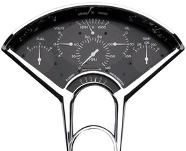 CLASSIC INSTRUMENTS BE01BB Bel Era Gauge Set Black