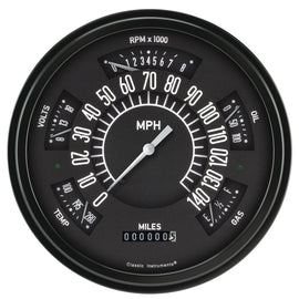 CLASSIC INSTRUMENTS FB66B 66-77 Ford Bronco Black