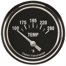 Load image into Gallery viewer, CLASSIC INSTRUMENTS HR226SLF-04 Hot Rod Temperature Gaug e 2-5/8 Short Sweep