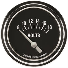 Load image into Gallery viewer, CLASSIC INSTRUMENTS HR230SLF Hot Rod Volt Gauge 2-5/8 Short Sweep