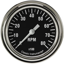 Load image into Gallery viewer, CLASSIC INSTRUMENTS HR383SLF Hot Rod Tachometer 2-5/8 Full Sweep