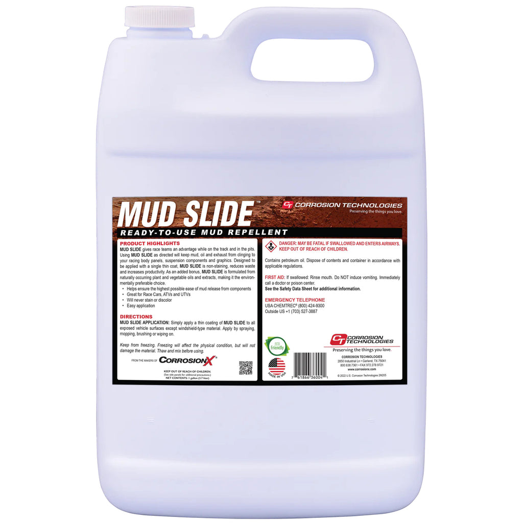 CORROSION TECHNOLOGIES 36004-X4 Mud Slide 1 Gallon Jug Case of 4