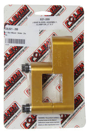 COLEMAN RACING PRODUCTS 821-200 J-Bar Mount  Slider  2in Sq.
