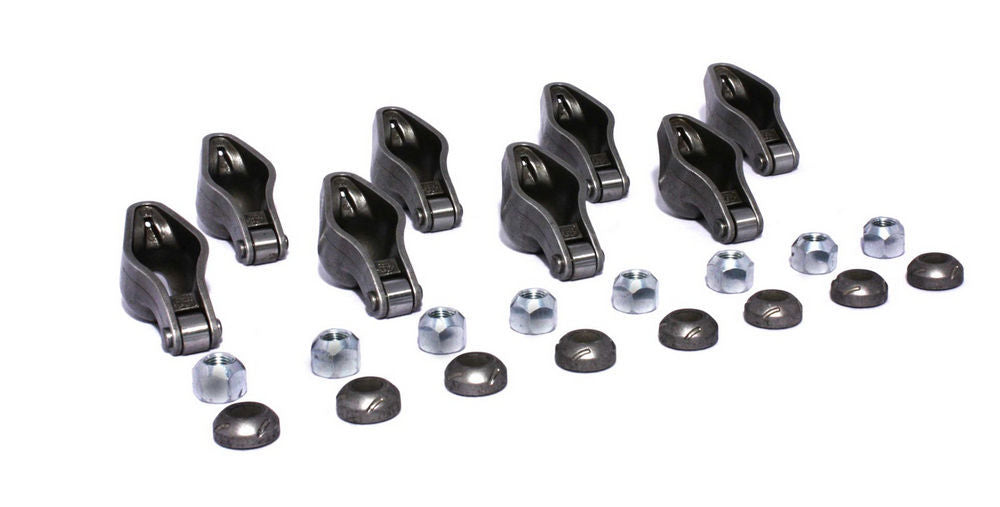 COMP CAMS 1412-8 Sbc Mag-Roller Rocker Arms 3/8 Stud/1.52 Ratio