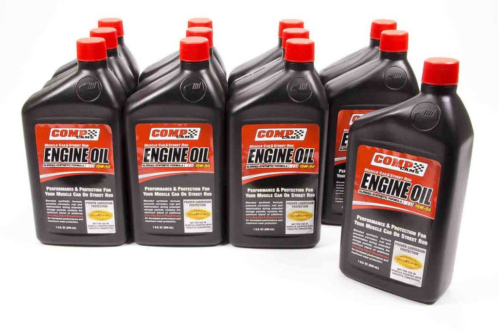 COMP CAMS 1595-12 15W50 Motor Oil - (12) Muscle Car & Street Rod