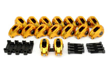 Load image into Gallery viewer, COMP CAMS 19028-16 COMP Cams LS3 Ultra Gold Rocker Arm Set 1.72 Ratio - Pedestal Mount, Full Roller, Aluminum, Gold Anodized