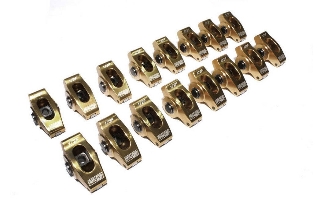 COMP CAMS 19049-16 SBF Alum. Roller R/A Kit 1.72 Ratio 7/16 Stud