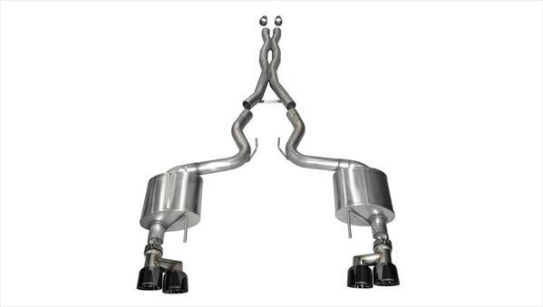 CORSA PERFORMANCE 14335BLK Exhaust Cat-Back - 3.0in Dual Rear Exit