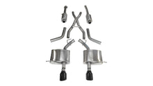Load image into Gallery viewer, CORSA PERFORMANCE 14459BLK Exhaust Cat-Back -Back  Dual Rear Exit wi