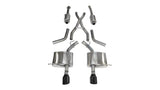 CORSA PERFORMANCE 14459BLK Exhaust Cat-Back -Back  Dual Rear Exit wi