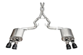 CORSA PERFORMANCE 21265BLK 24-   Mustang Dark Horse 5.0L Cat Back Exhaust