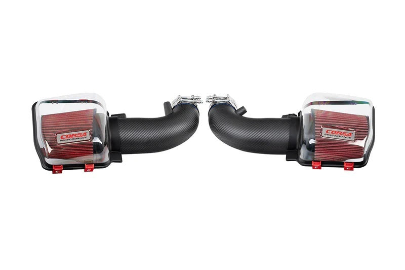 CORSA PERFORMANCE 44013DMT CORSA Performance 44013DMT DryTech Reusable Carbon Fiber Air Intake Kit for Ford Mustang 2024 5.0L