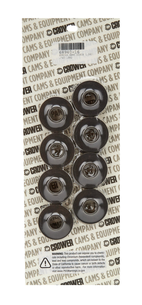 CROWER 68940-16 Valve Spring Seat Cups - 1.560