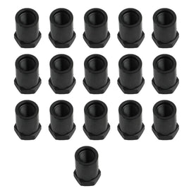 CROWER 86051S-16 CROWER Sure-Lock Rocker Arm Nut Set 3/8-24 Thread, Black Oxide, 16 Pieces