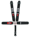 CROW SAFETY GEAR 11004B 5-Pt Harness Small Latch Blk Bolt In BLK Hardware